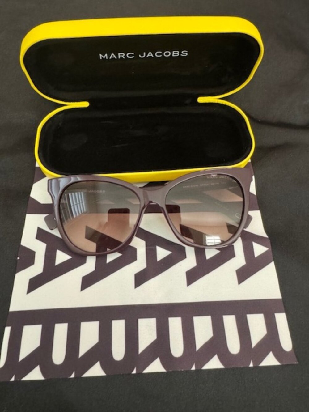 Marc Jacobs 336/S Sunglasses Women 0T7HA PLUM Cat Eye 56.16.145 NEW Free Ship!